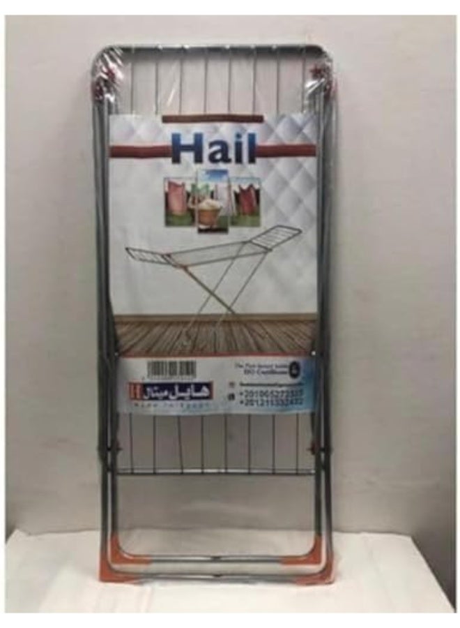 sama steel silver laundry drying stand